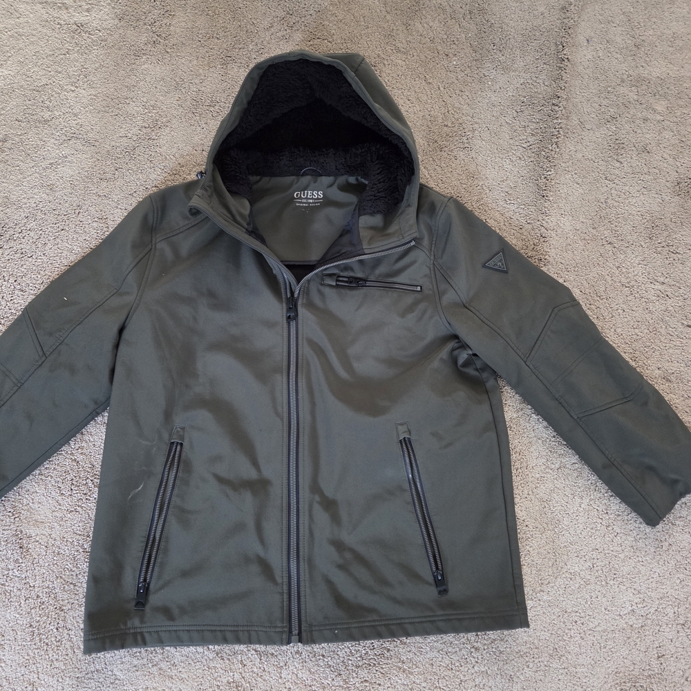 GUESS Olive Hooded Jacket